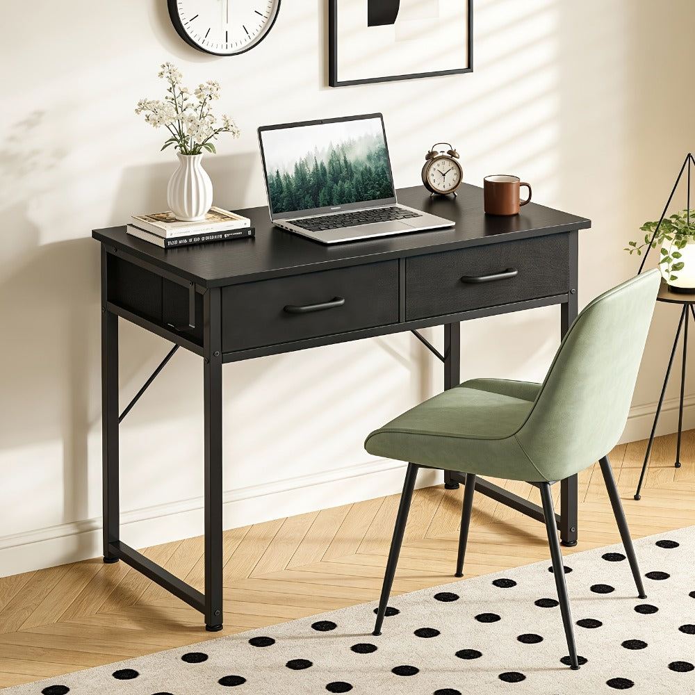 32-Inch Computer Desk with Storage Drawers and Multiple Color Options detail image - detail view 11