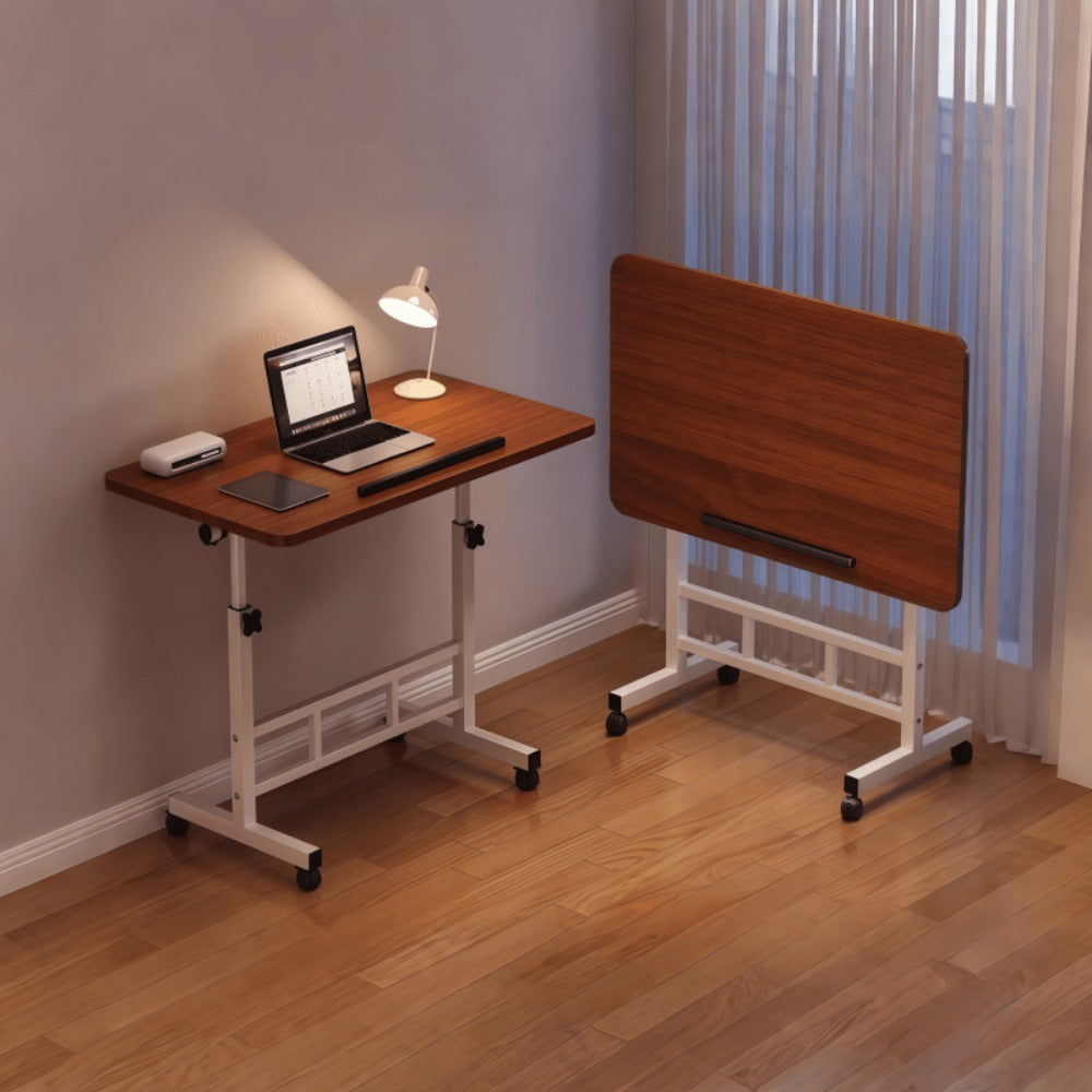 32-Inch Foldable Standing Desk with Adjustable Height and Rolling Wheels for Home Office detail image - detail view 14