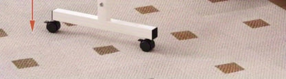 32-Inch Foldable Standing Desk with Adjustable Height and Rolling Wheels for Home Office detail image - detail view 19