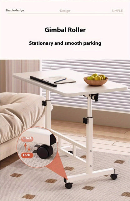 32-Inch Foldable Standing Desk with Adjustable Height and Rolling Wheels for Home Office detail image - detail view 21