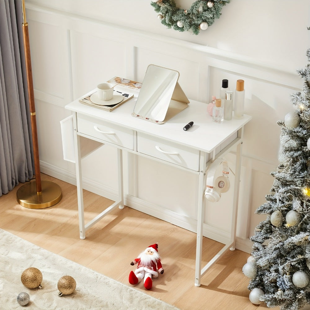 32-Inch Metal Computer Desk, Writing and Study Desk for Work, Display, and Everyday Use detail image - detail view 11