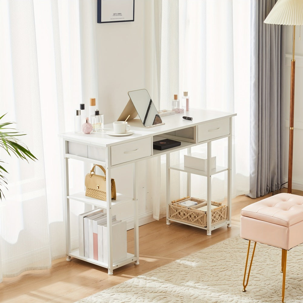 32-Inch Metal Computer Desk, Writing and Study Desk for Work, Display, and Everyday Use detail image - detail view 12