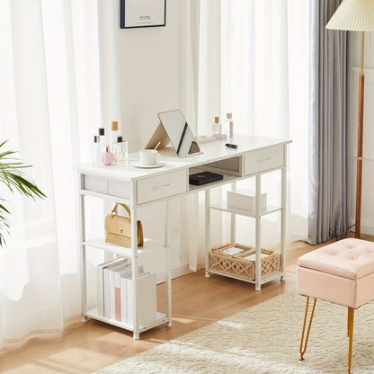 32-Inch Metal Computer Desk, Writing and Study Desk for Work, Display, and Everyday Use detail image - detail view 12
