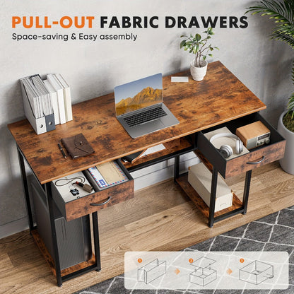 32-Inch Metal Computer Desk, Writing and Study Desk for Work, Display, and Everyday Use detail image - detail view 4