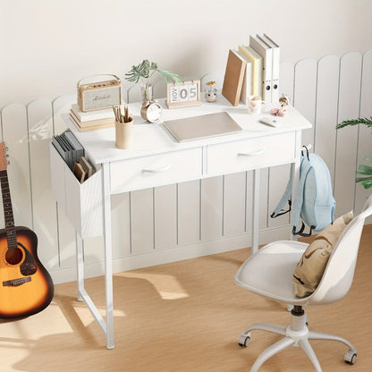 32-Inch Metal Computer Desk, Writing and Study Desk for Work, Display, and Everyday Use detail image - detail view 5