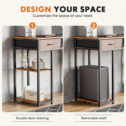 32-Inch Metal Computer Desk, Writing and Study Desk for Work, Display, and Everyday Use detail image - detail view 6