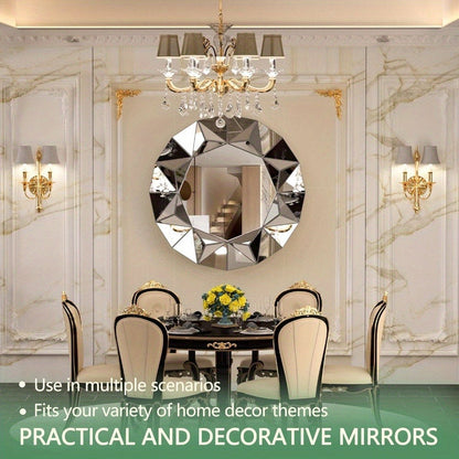 32-Inch Round Bathroom Mirror for Dressing and Daily Routines detail image - detail view 13