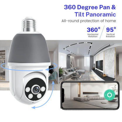 AI Auto Tracking Security Camera 360° Panoramic 1920P | Infrared Night Vision Two-Way Audio 2.4GHz USB Charging | Wireless Indoor Surveillance Camera Human Motion Detection