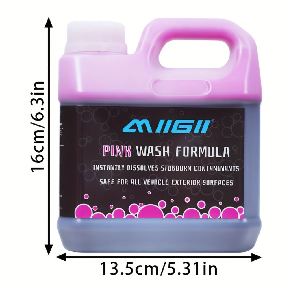 Pink Foam Pre-Wash Car Shampoo – Floral Scent Snow Foam Prewash Solution, Safe for Coatings & Paint | Foam Cannon, Bucket & Pressure Washer | 300ml / 500ml / 1L