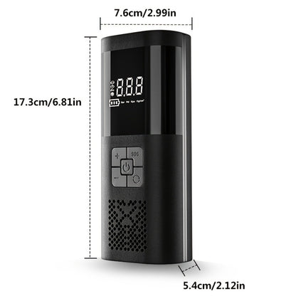 Portable Tire Inflator Air Compressor 150PSI – Cordless Smart Air Pump with Digital Pressure Gauge, LCD Display, 3X Fast Inflation, 6000mAh Battery, for Cars, Motorcycles, Bicycles & Balls