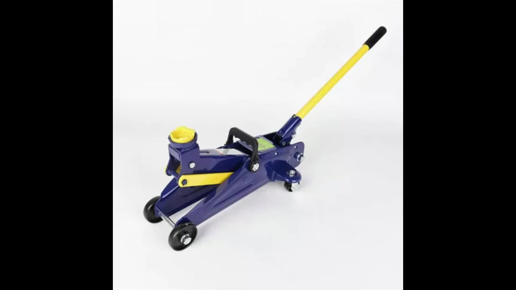 Aain 2 Ton Heavy Duty Floor Jack, Hydraulic Low Profile Trolley Service Floor Jack, Blue