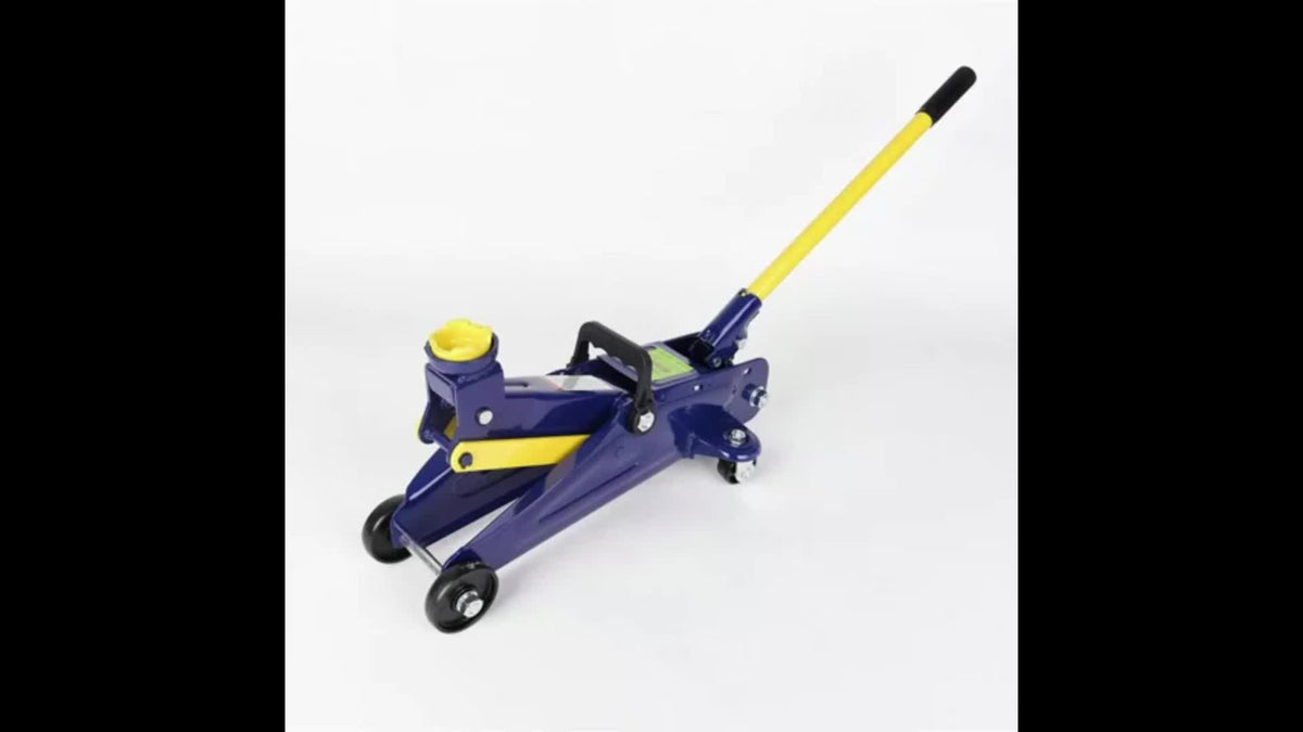 Aain 2 Ton Heavy Duty Floor Jack, Hydraulic Low Profile Trolley Service Floor Jack, Blue