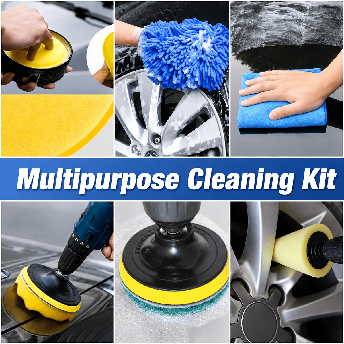 Car Detailing Brush Set The Ultimate Auto Cleaning Kit for Vents Gaps Maintenance Car Air Outlet Detail Clearance Brush