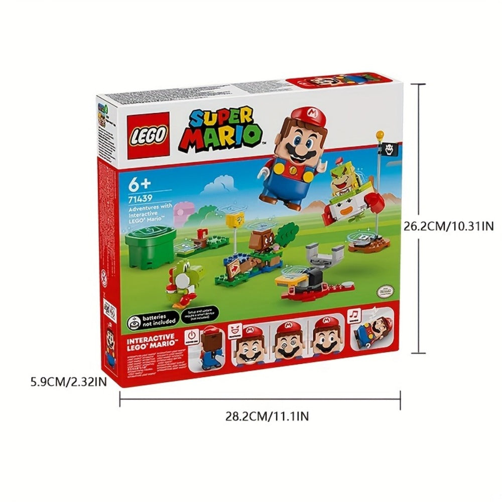 Interactive Mario Building Set LEGO 71439 – Adventures with Interactive LEGO Mario Starter Course 218 Pcs, STEM Toy for Kids Ages 6+, Birthday & Holiday Gift for Boys & Girls