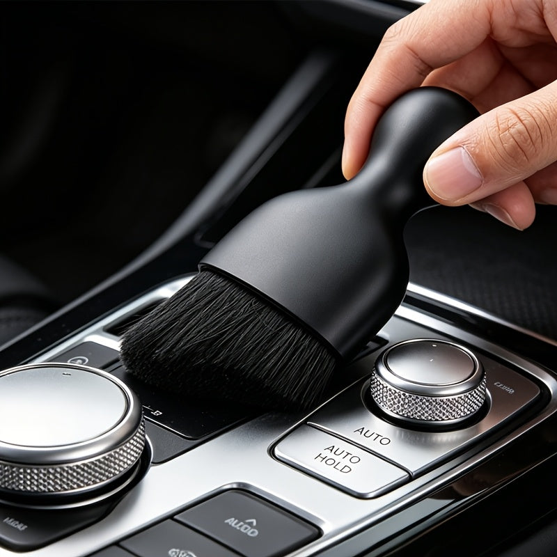 FCLUSLL 9pcs Car Detailing Kit Car Detailing Brush, Car Dusting Brush, Microfiber Cleaning Cloth Essential Tools for Car Interior Maintenance