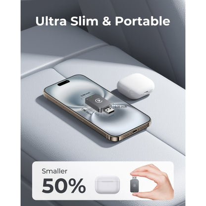 Wireless CarPlay & Android Auto Adapter – 2-in-1 Wired to Wireless AI Box, 2.4G/5GHz Dual Band, Compatible with 99% OEM Car Systems, iPhone iOS 10+ & Android 11+
