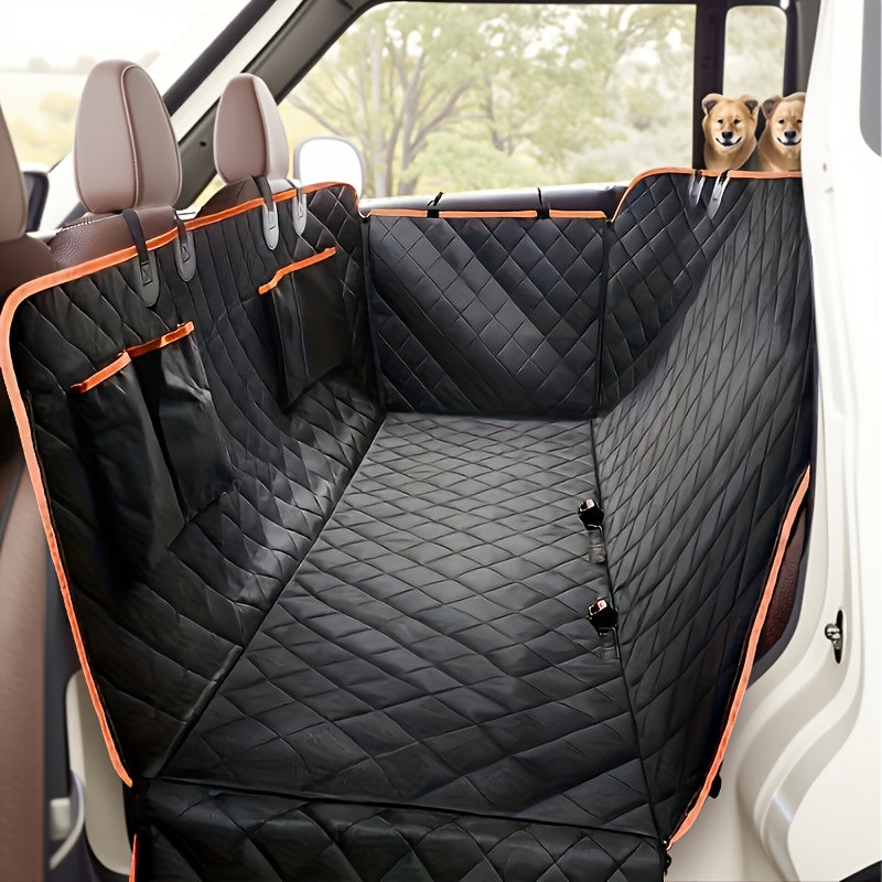 Pet Car Seat Cover for Dogs, Dog-Specific Car Seat, Full-Coverage Stain-Resistant Mat, Small Size & Universal for Medium & Large Dogs