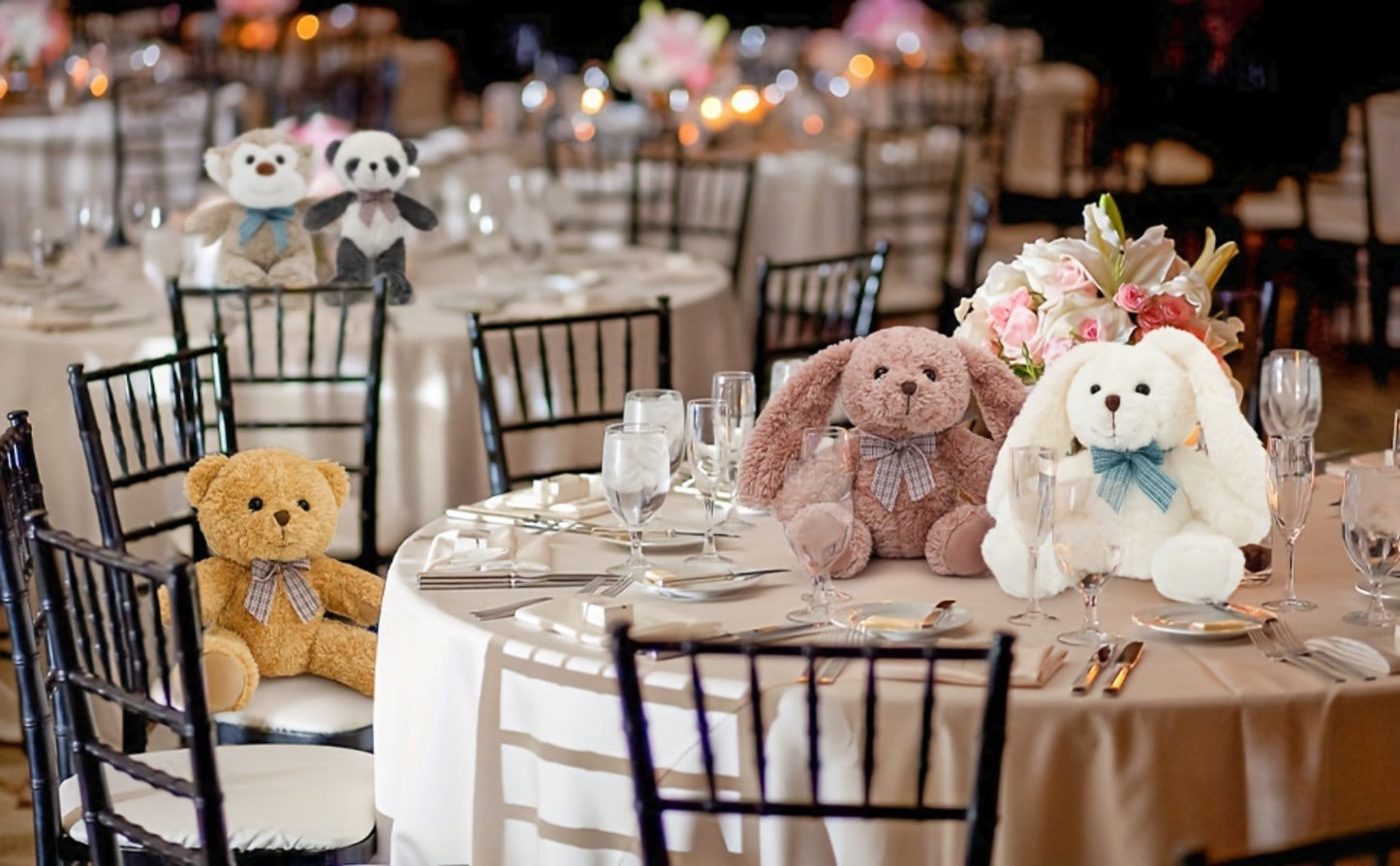 Stuffed Animals Plush Toy Set 5 Pack 12.5 Inch – Soft Teddy Bear Monkey Panda Rabbit Bundle, Birthday Christmas Valentine's Day Gift for Kids Boys & Girls by MaoGoLan