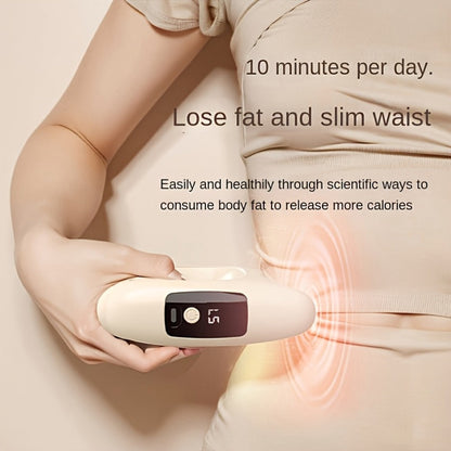 Dual Motor Electric Fascia Ring with Massage Belt – 8 High-Frequency Vibration Modes, Type-C Rechargeable Large Battery, Ergonomic Grip, Upgraded Vibration Massager for Full Body Muscle Relief