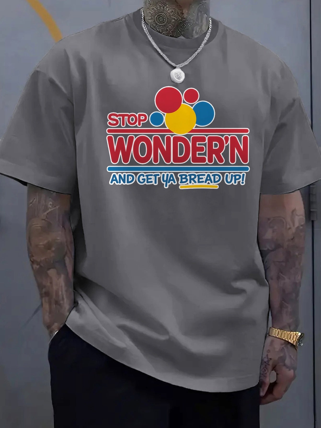 Men's Performance T-Shirt - Round Neck Short Sleeve Travel Style 677861