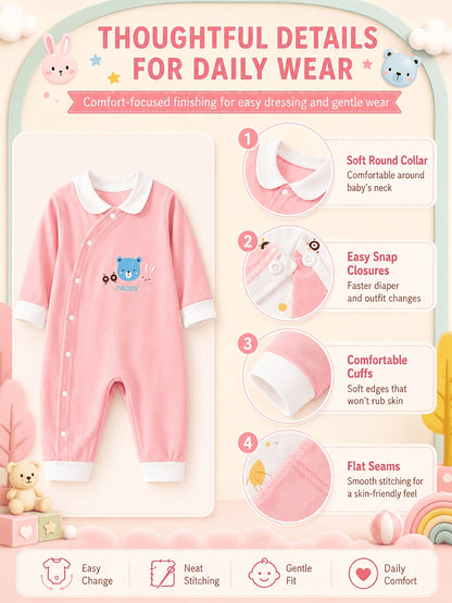 Baby Girls Outfit Set - 27-Piece Long Sleeve