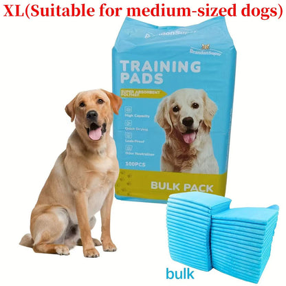 XXXL Dog Pee Pads 6-Layer Odor Control - Buy 80 Get 20 Free, Oversized Disposable Urine Pads for Large Dogs, Senior Dogs & Puppies, 23x23in & 29x35in Options