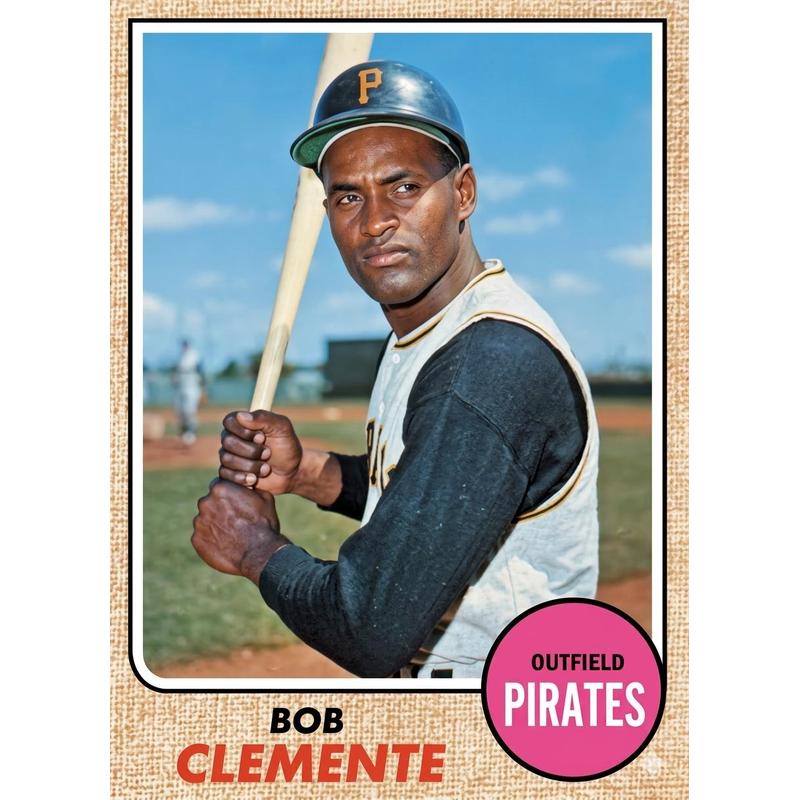 Vintage Baseball Card Mystery Slab 1968 Topps – 1 Random Authentic Card Encased | 598-Card Set Chase | Nolan Ryan RC Possible | Mickey Mantle, Hank Aaron & More | Collector Gift Box