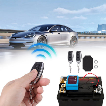 Battery Disconnect Switch Remote 12V 24V 240A – Wireless Kill Switch Auto Cut-Off Magnetic Relay, Anti-Drain Anti-Theft for Car Truck RV ATV UTV Boat Motorcycle Trailer