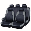 Universal Faux Leather Car Seat Covers Full Set Car Seat Covers Full Set Front Seats And Rear Bench, Universal Fit 5 Seat Covers For SUV, Automotive Truck, for Jeep, for Bmw, Scratch Proof, Car Accessories For Men And Women