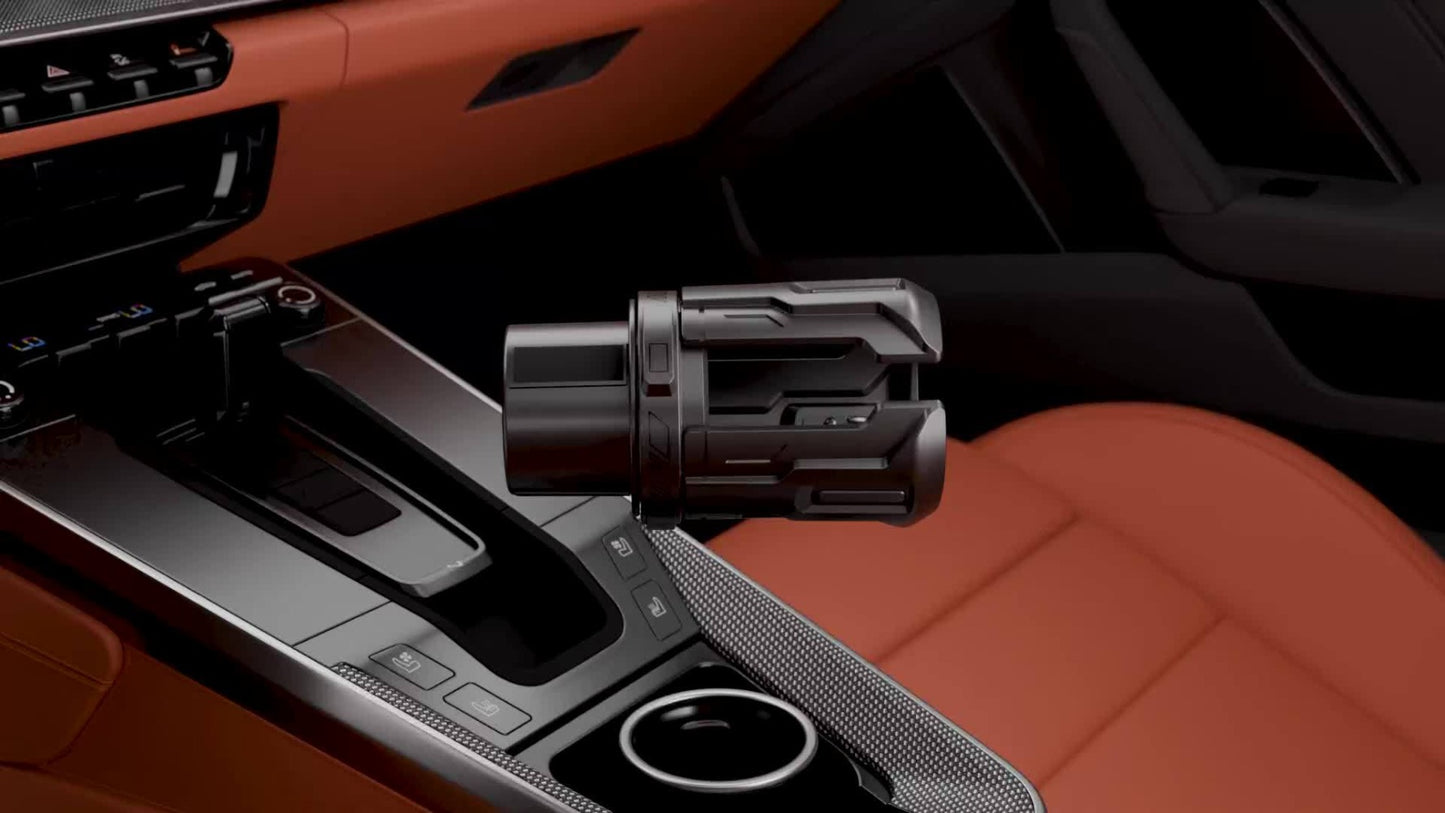 Car Cup Holder Expander Adjustable Auto-Expanding Insert | Fits 12-64 oz Cups Bottles Mugs | Universal Vehicle Cup Holder Adapter No-Tool Install Sturdy Travel Car Interior Accessory
