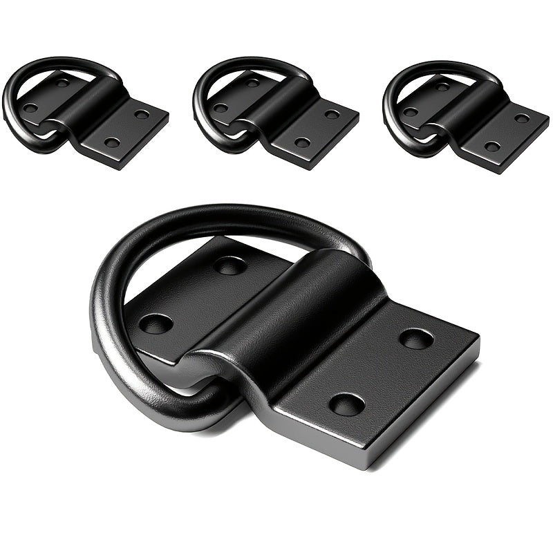 Four Heavy-Duty Steel D-Rings Hold The Anchor, While Extremely Durable Surface-Mounted Hooks Keep The Cargo in Place Within The Trailer And Truck Compartment