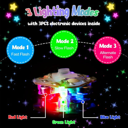 LED Light Up Wristbands Glow in the Dark 30 Pack – Fidget Spinner Bracelets for Kids Birthday Party Favors, Classroom Prizes, Halloween Goodie Bag Stuffers for Boys & Girls Ages 3+