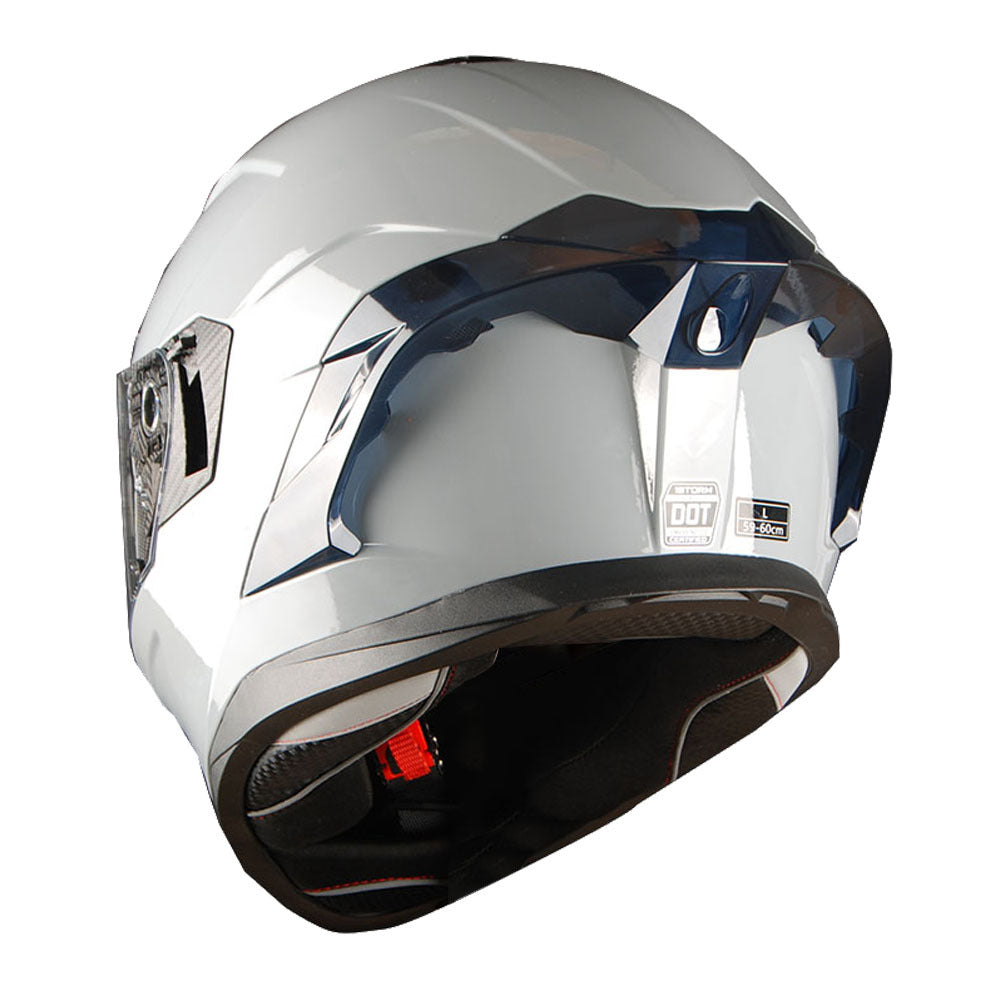 Full Face Motorcycle Helmet DOT Approved – Dual Visor Anti-Fog Pinlock Shield, Street Bike Adult Helmet with Sun Inner Shield, Aerodynamic Thermoplastic Shell, S/M/L/XL