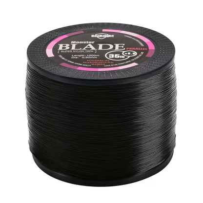 Monofilament Fishing Line 1000M / 1093Yds – Nylon Mono Line for Freshwater & Saltwater, 2-35LB, Black & White