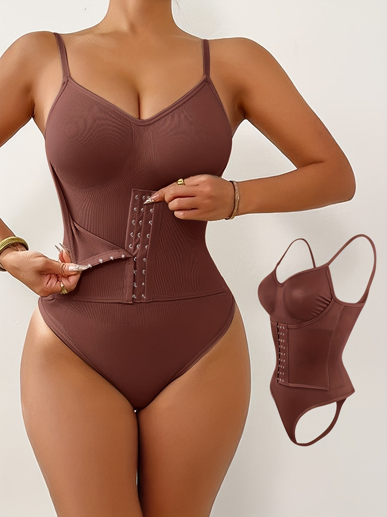 Women's Corset Shapewear Bodysuit - Strapless Tummy-Control Support