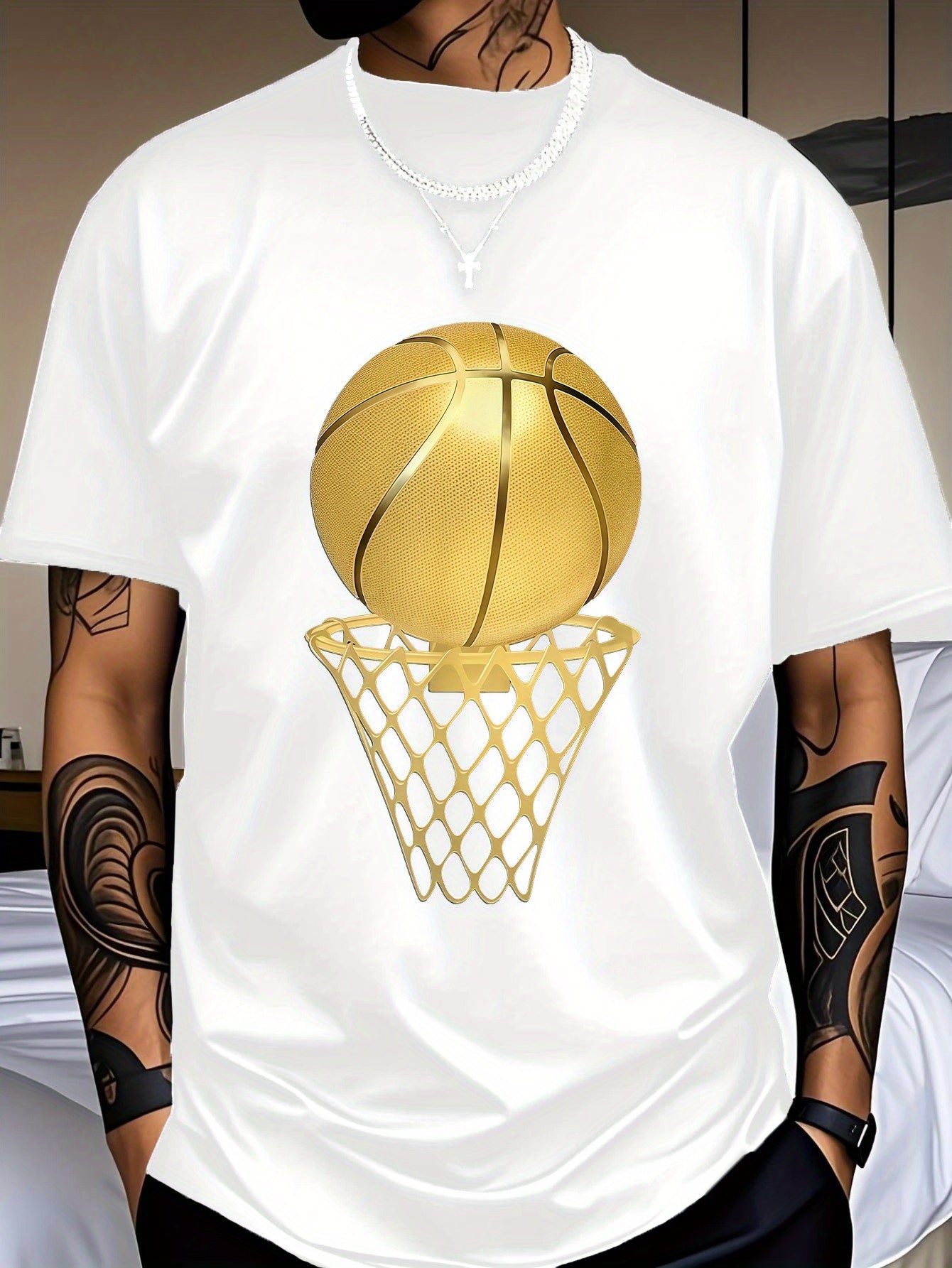 Men's Graphic T-Shirt - Crew Neck Short Sleeve Weekend Style
