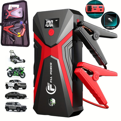 [Portable Power Bank] Jump Starter Power Pack, 1600A/3000A/3500A Car Battery Booster 12V Portable Car Jump Starter Power Bank for Gas N Diesel Cars, with USB Charge Ports And LED Flashlight