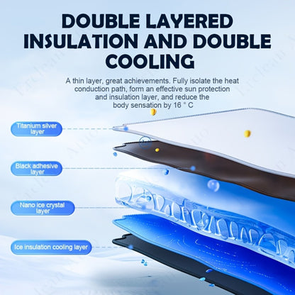 Car Windshield Sun Shade - Foldable Front Window UV Protection Sunshade Blocker, Heat Reflector Visor for Car Interior Cooling, Universal Fit Large Size Dashboard Protector