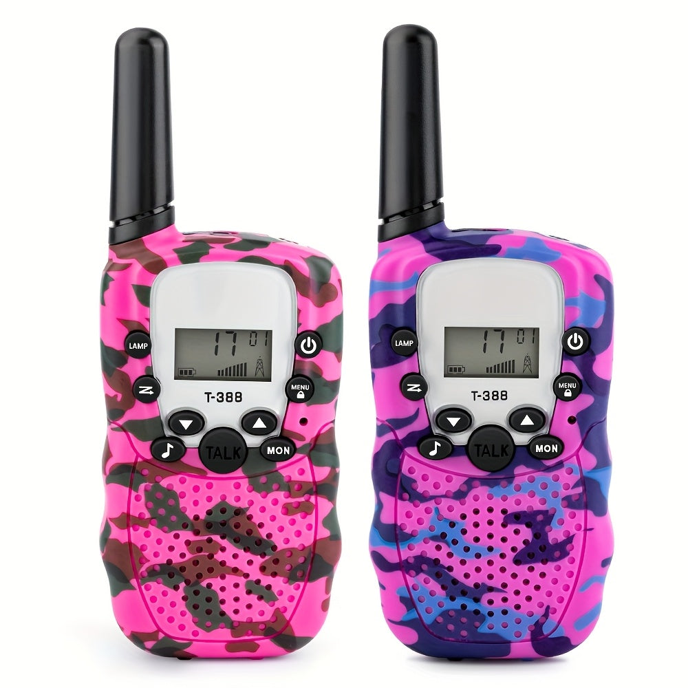 FRS Walkie Talkies 22 Channel 3 Mile Range VOX 99 Privacy Codes Kids Family Two Way Radio for Camping Hiking Cycling Outdoor