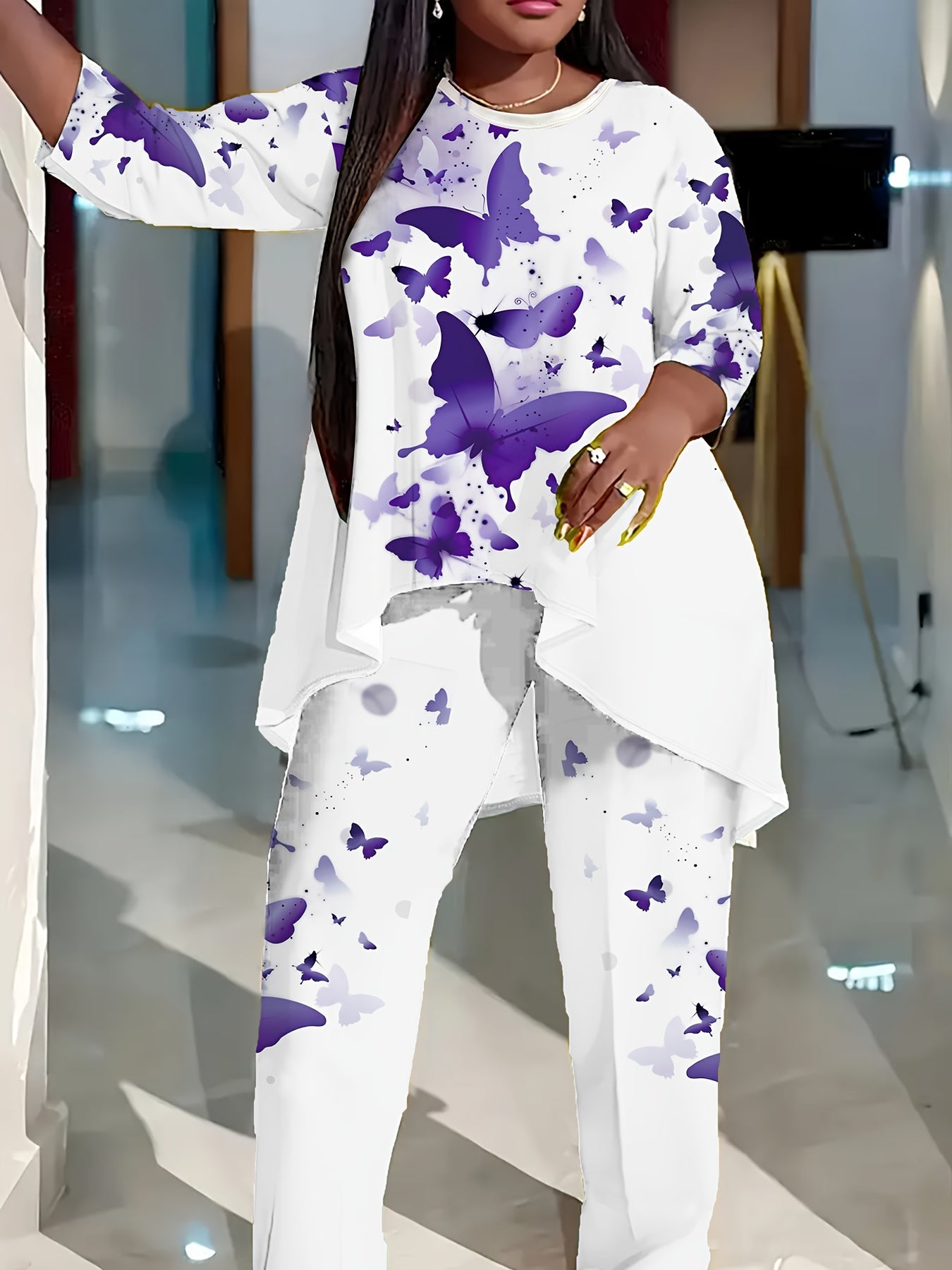 Large Size Fashionable Women's Suit - product view 1