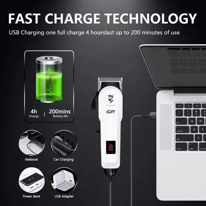 Hair Grooming Kit for Men - Electric Hair Clipper Set with Digital LCD Display, USB Rechargeable, Professional Barbershop Quality for Home Use, Holiday Father's Day Valentine's Day Gift