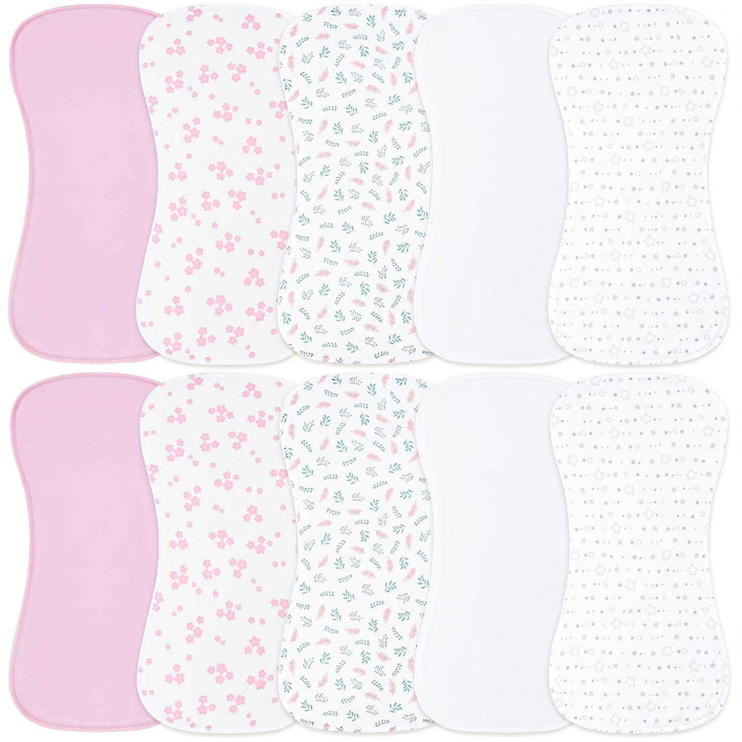 Burp Cloth - 10-pack Cloths Washcloths Rags