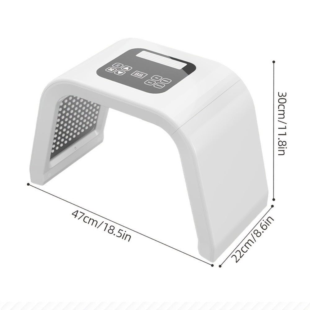 7 Color LED Skin Care Device Photon Therapy Spectrometer Anti-Aging Wrinkle Acne Treatment Face Rejuvenation Home SPA Beauty Tool Gift for Women Mom Girlfriend