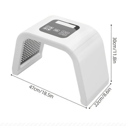 7 Color LED Skin Care Device Photon Therapy Spectrometer Anti-Aging Wrinkle Acne Treatment Face Rejuvenation Home SPA Beauty Tool Gift for Women Mom Girlfriend