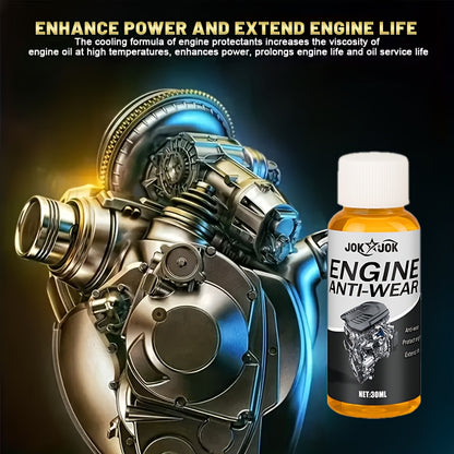1.01oz JOKJOK Engine Protection Synergist-anti-noise, Anti-vibration, Fuel Saving, Compatible with All Vehicles, Reduce Engine Wear and Reduce Vibration