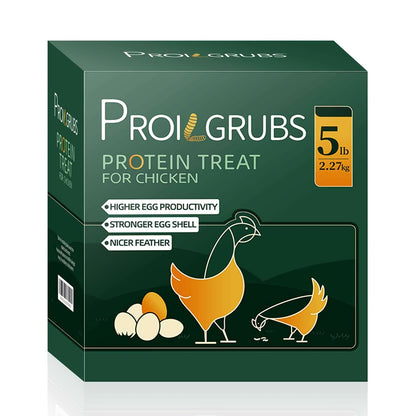 Dried Black Soldier Fly Larvae Chicken Treats Non-GMO High Protein Grubs for Chickens Egg Layer Flock Builder Stronger Eggshells 5lb 10lb 20lb 30lb 33lb