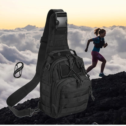 Tactical Sling Backpack – Foldable Crossbody Chest Bag for Men & Women, Large Capacity, Multi-Functional Shoulder Pack for Hiking, Travel, Fishing & Daily Commute