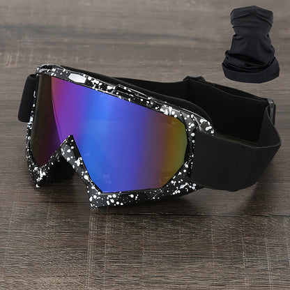 Ski Goggles with Headband – Mirror Coating Polycarbonate Lens, TPU Frame, Adjustable Thick Foam Pad, Anti-Fog Snow Goggles for Adults, 30+ Color Options for Skiing & Snowboarding