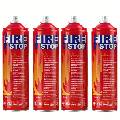 [Portable 4-in-1] 2pcs/4pcs Fire Extinguisher For Home, Car, Kitchen, Boat - Portable Formula Fire Stop Small - 4-in-1 With Mounting Bracket