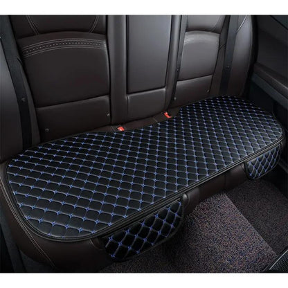 Car Back Seat Protector Waterproof, Universal Fit Anti-Stain Splash Guard Seat Cover for Car Interior, Durable Easy-Clean Rear Seat Cushion Liner in Black & Red
